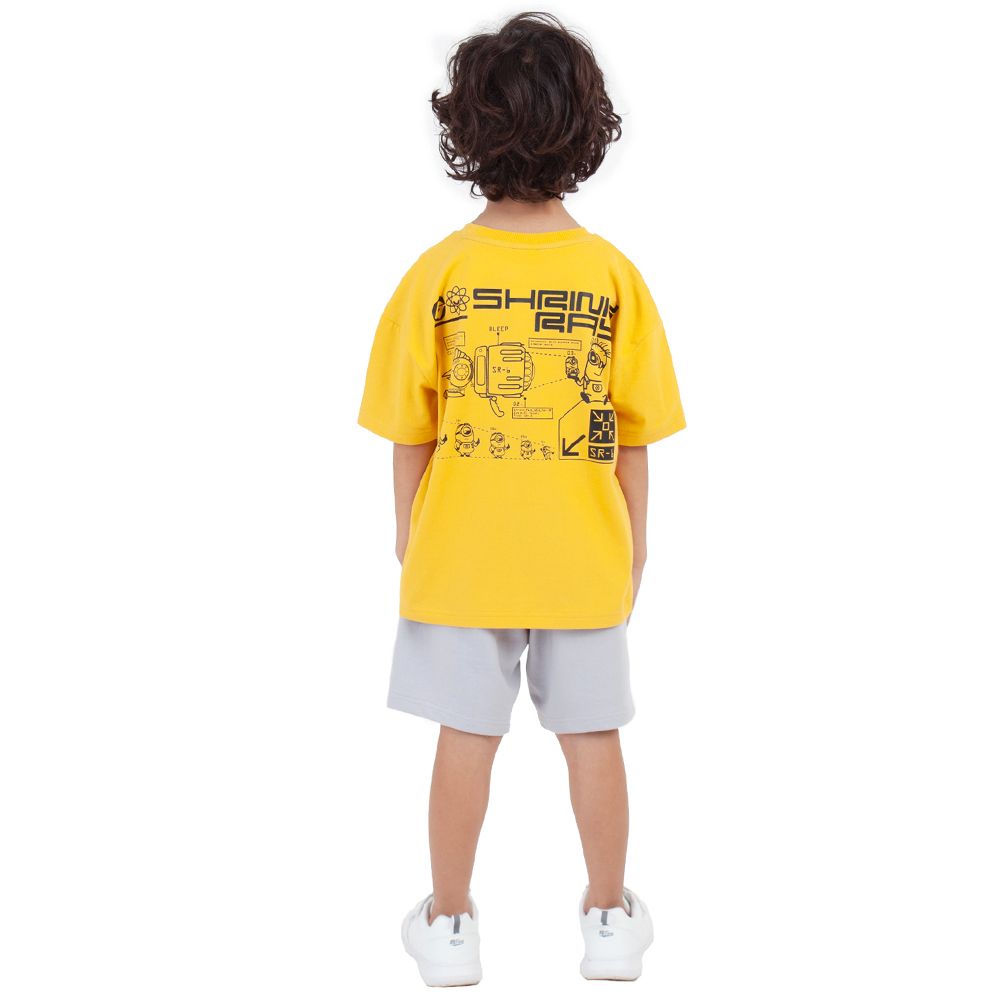 MESTYLE UNIVERSAL เสื้อแขนสั้นMINION สีเหลือง ไซส์ 12