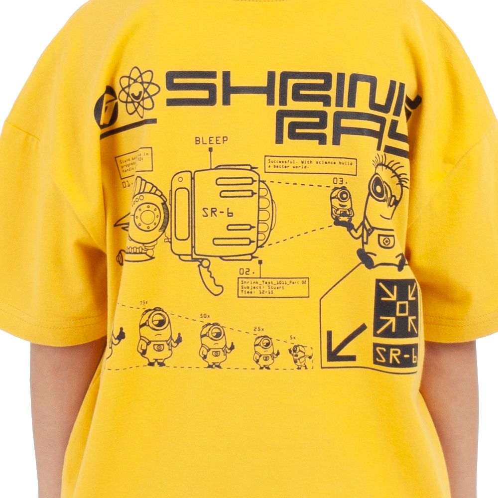 MESTYLE UNIVERSAL เสื้อแขนสั้นMINION สีเหลือง ไซส์ 12
