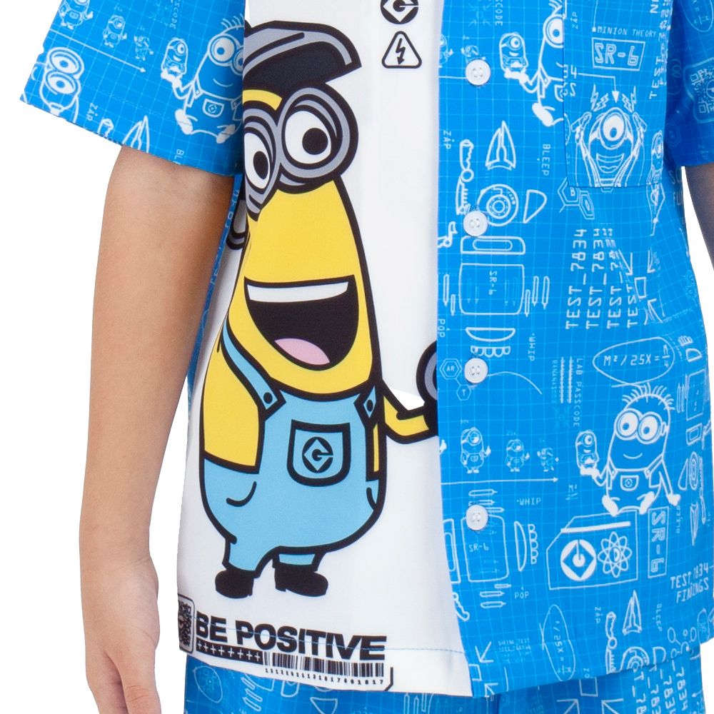 UNIVERSAL MESTYLE เซ็ทไหมอิตาลีMINION สีฟ้า ไซส์ 5