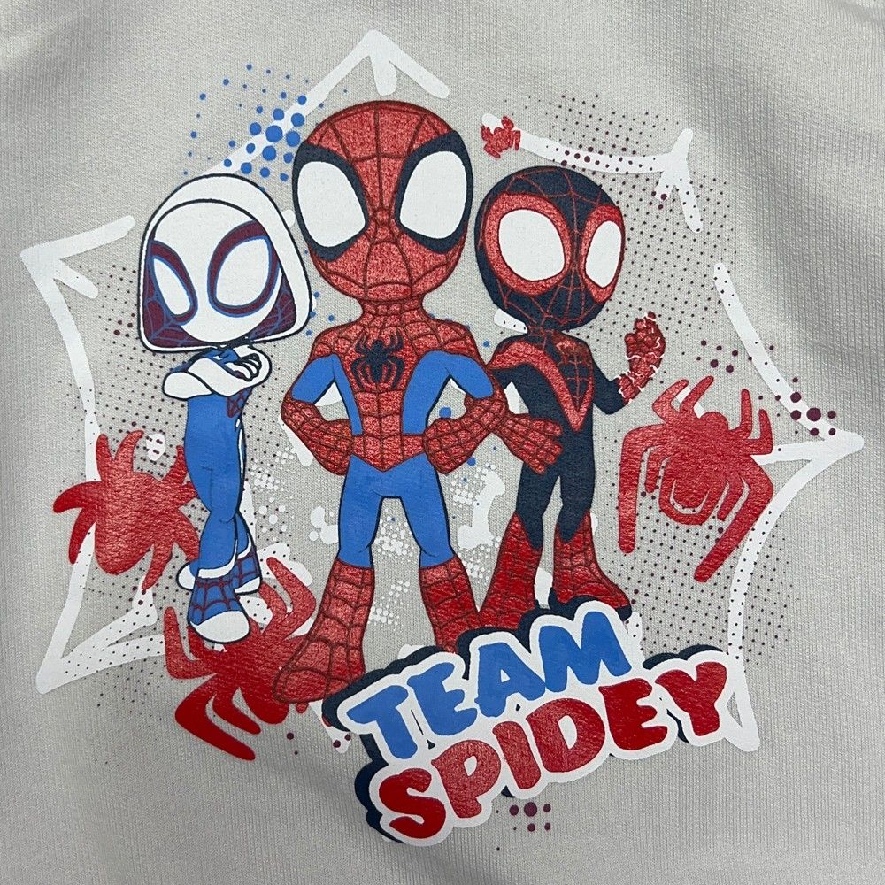 MESTYLE DISNEY LONG SLEEVE TOP SPIDEY GREY SIZE 1