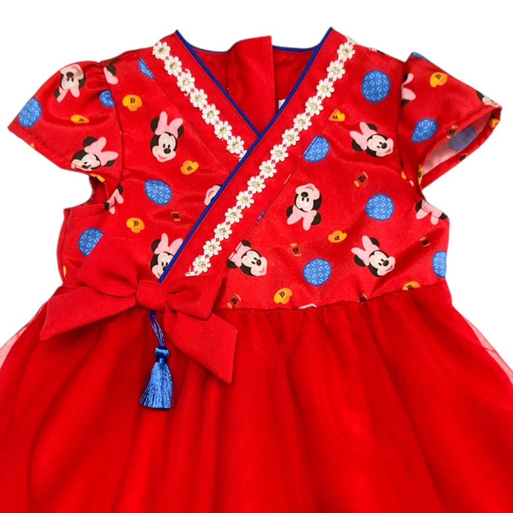 MESTYLE DISNEY ชุดตรุษจีน MINNIE สีแดง ไซส์ 3