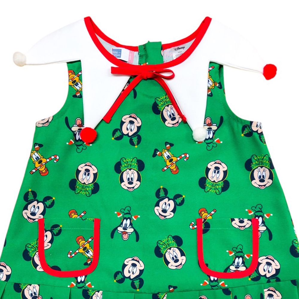 MESTYLE DISNEY ชุดคริสต์มาส MINNIE สีเขียว ไซส์ 3