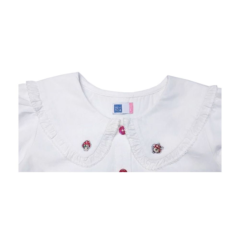 MESTYLE เสื้อเชิ้ตคอบัว WONDER สีขาว ไซส์ 1