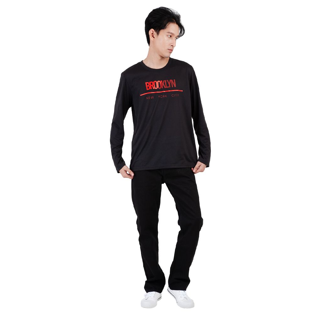 MESTYLE เสื้อแขนยาว สีดำ ไซซ์ S