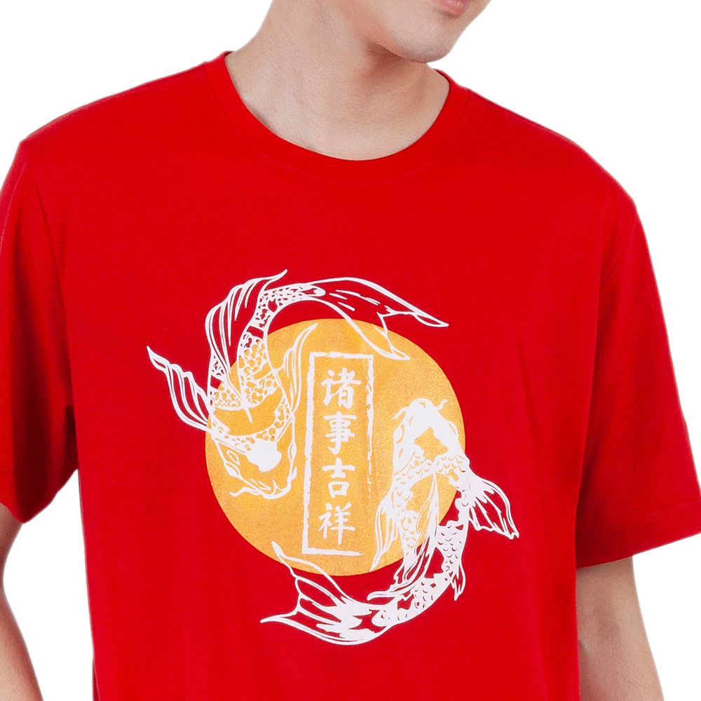 MESTYLE เสื้อยืดตรุษจีน สีแดง ไซซ์ M