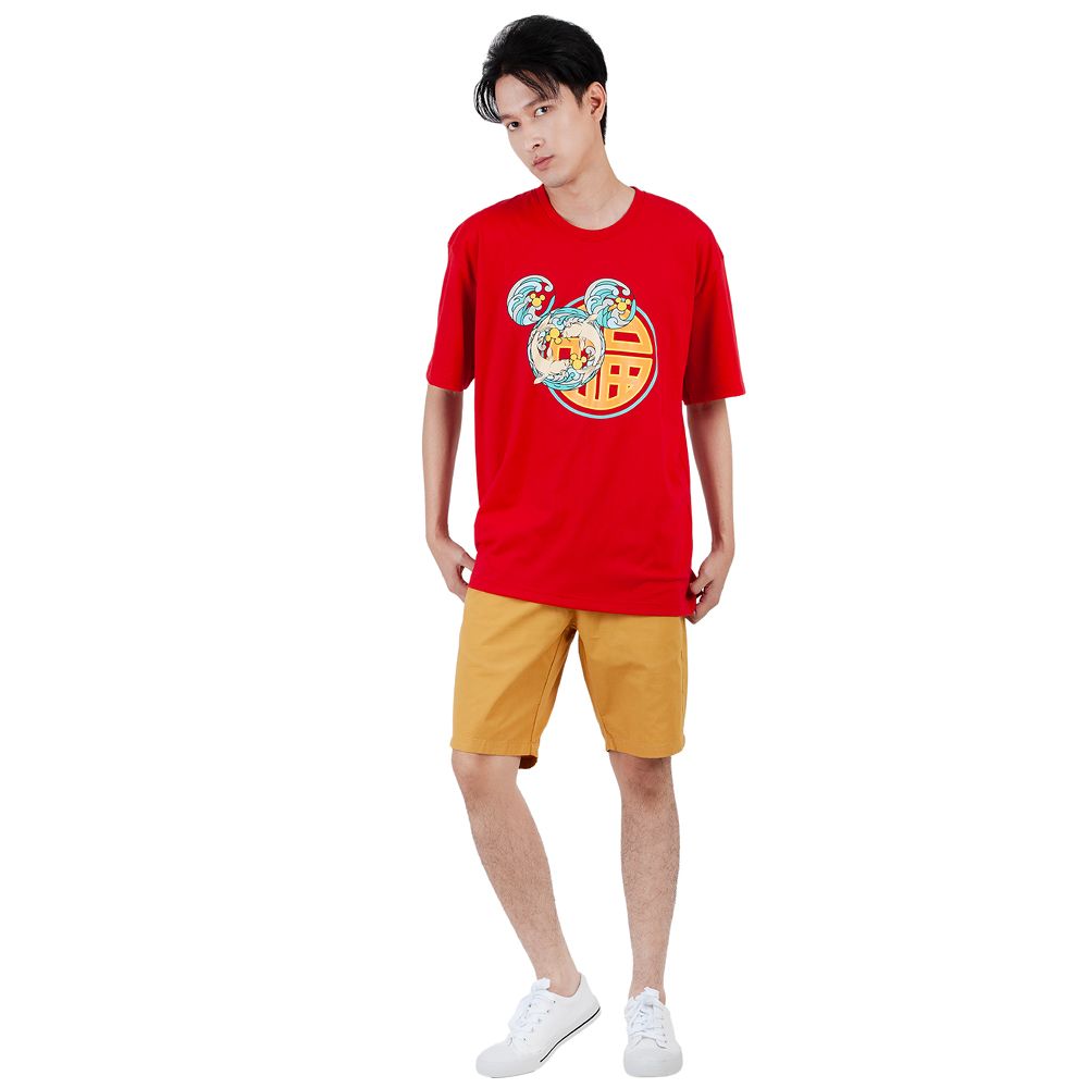 MESTYLE เสื้อมิกกี้ตรุษจีน สีแดง ไซซ์ M