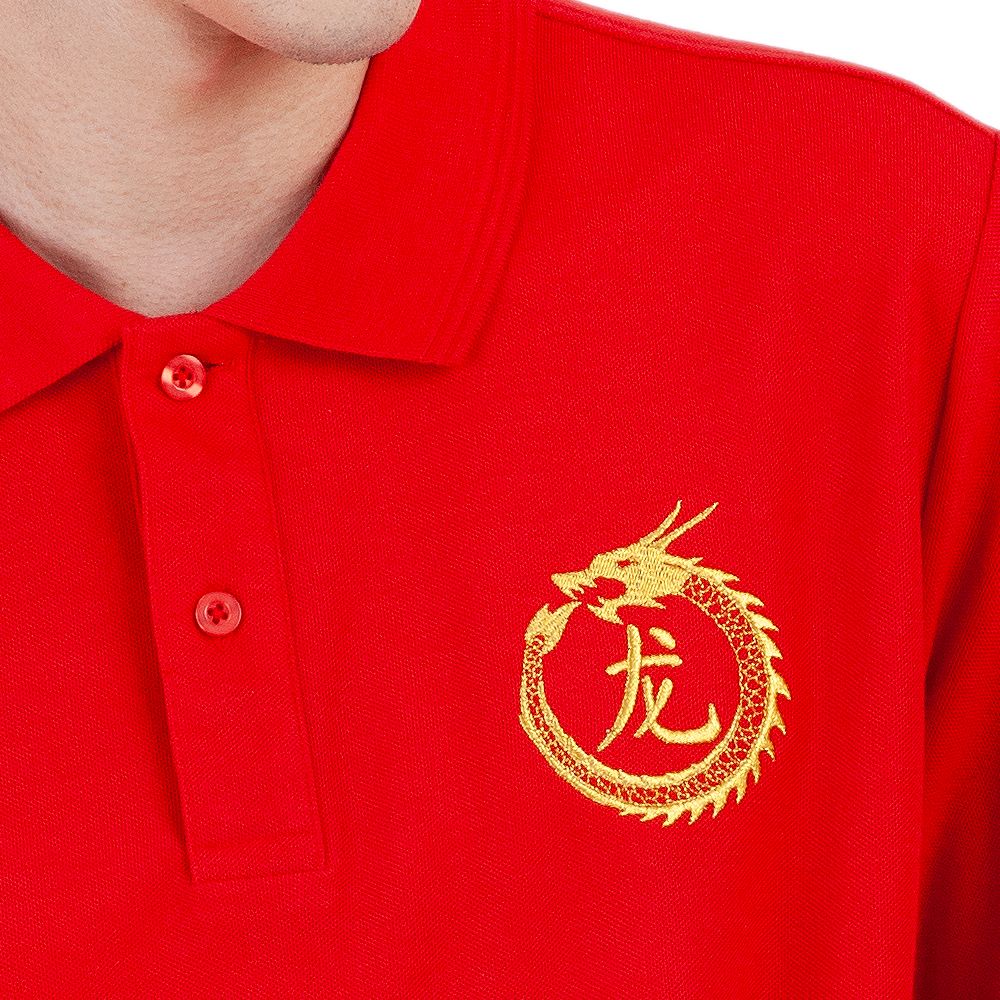 MESTYLE เสื้อโปโลตรุษจีน สีแดง ไซซ์ S