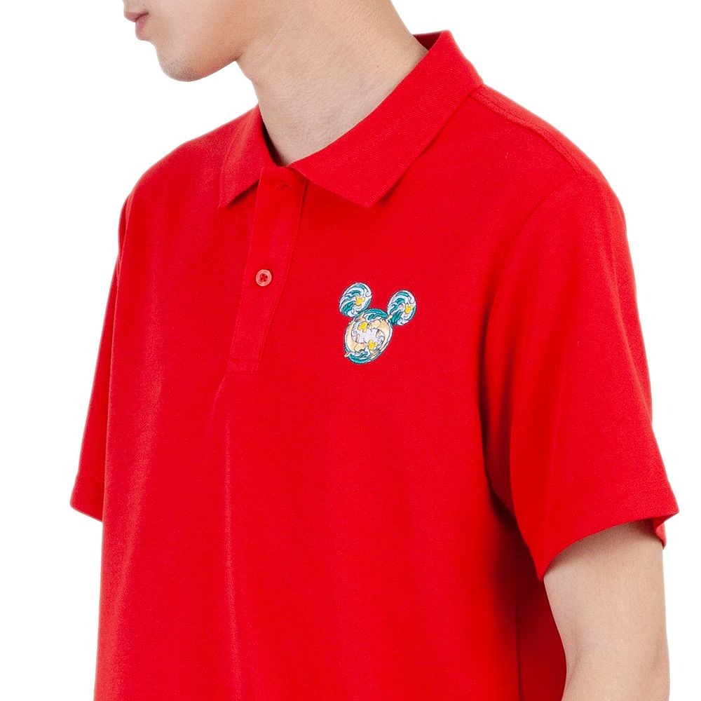 MESTYLE โปโลมิ๊กกี้ตรุษจีน สีแดง ไซซ์ M