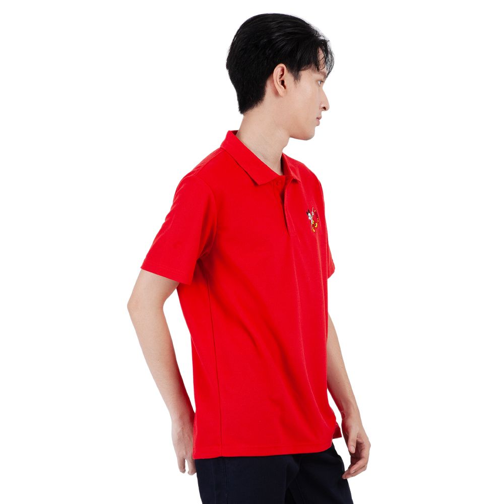 MESTYLE โปโลมิ๊กกี้ตรุษจีน สีแดง ไซซ์ L