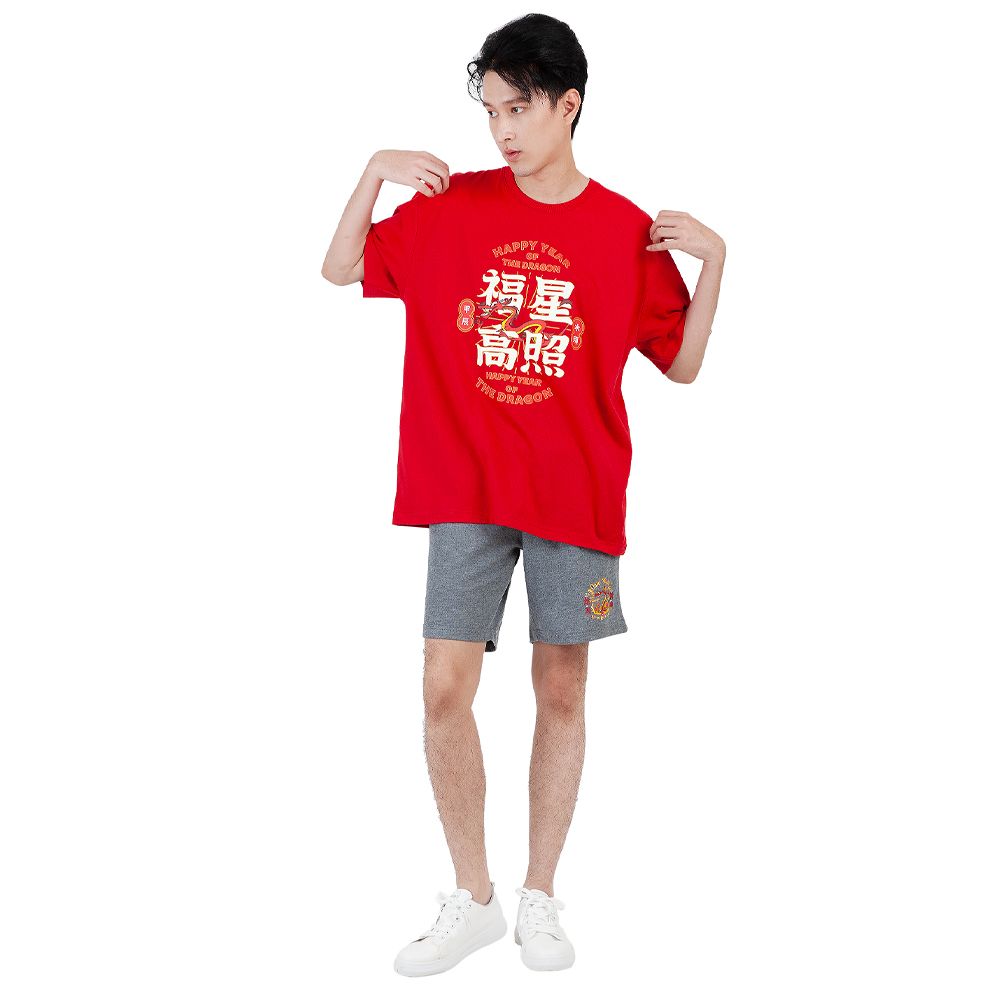 MESTYLE เสื้อมู่หลานตรุษจีน สีแดง ไซซ์ M