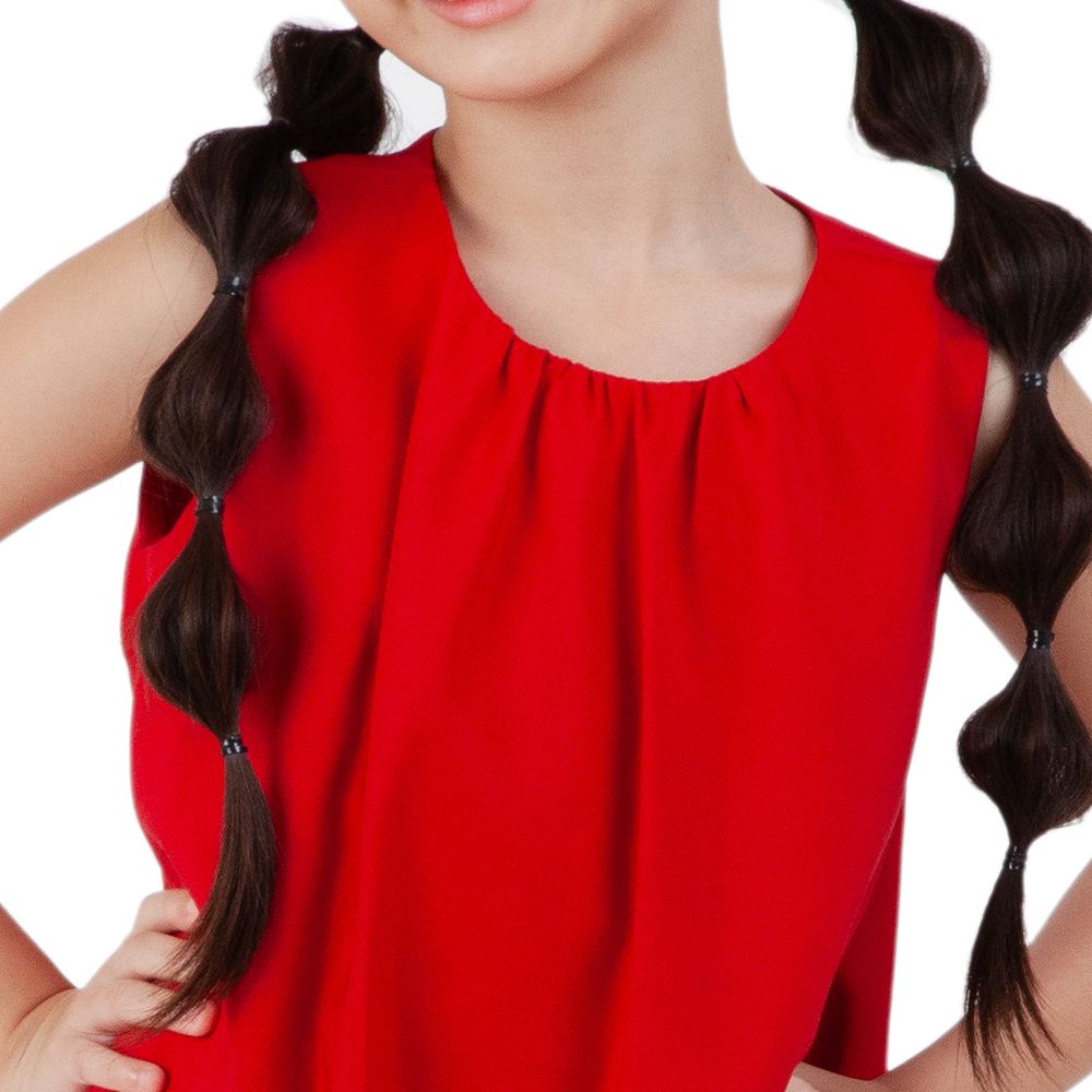 MESTYLE ชุดกระโปรงบอลลูน สีแดง ไซส์ 9