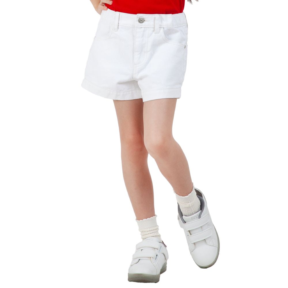 MESTYLE กางเกงขาสั้น สีขาวครีม ไซส์ 7