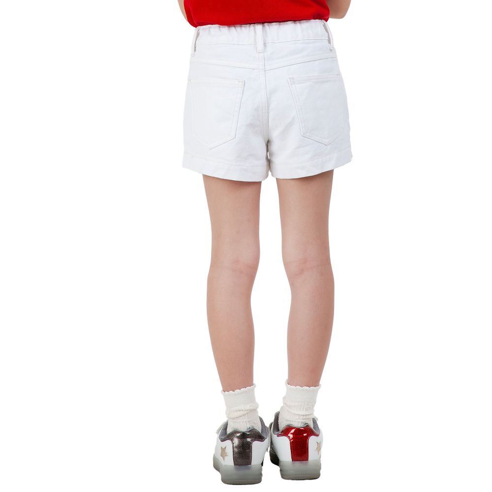 MESTYLE กางเกงขาสั้น สีขาวครีม ไซส์ 7