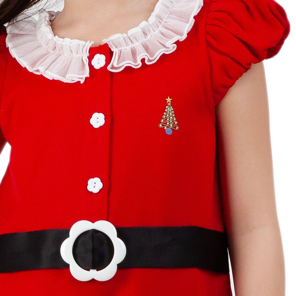 MESTYLE ชุดกระโปรงคริสต์มาส สีแดง ไซส์ 5