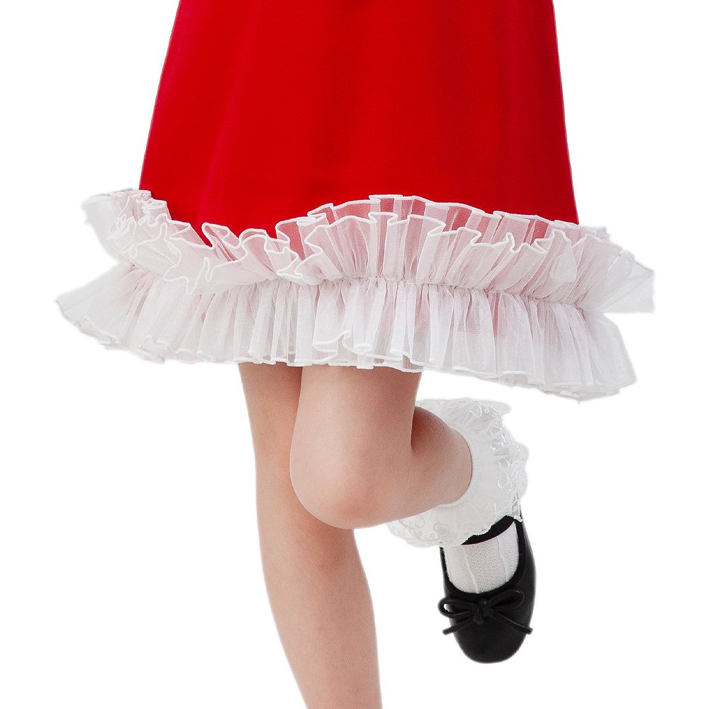 MESTYLE ชุดกระโปรงคริสต์มาส สีแดง ไซส์ 5