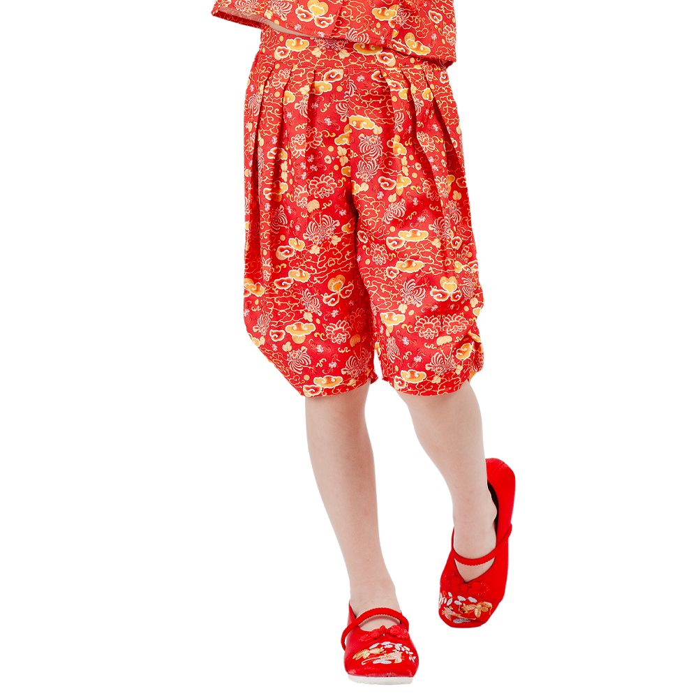 MESTYLE ชุดเซ็ทผ้าทอตรุษจีน สีแดง ไซส์ 7