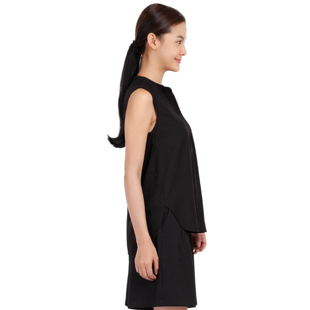 MESTYLE เสื้อแต่งดีเทล สีดำ ไซส์ S