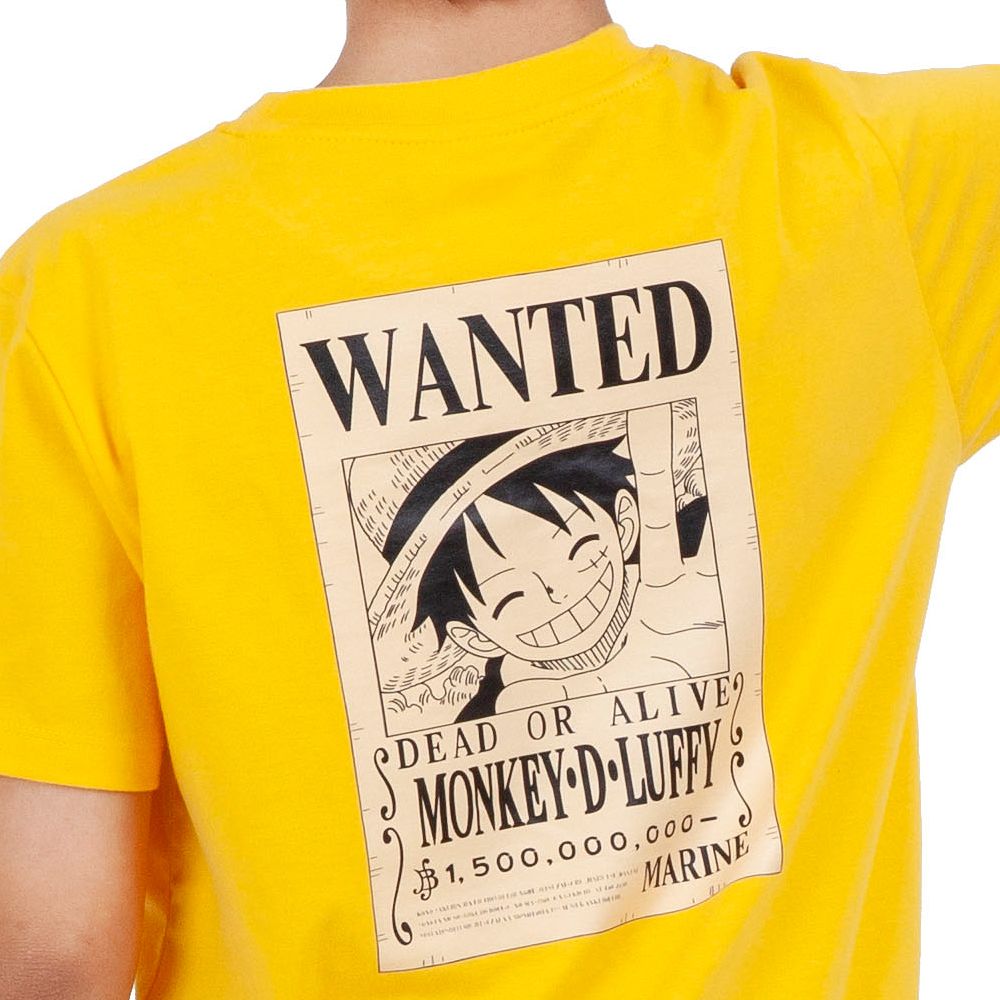 CHARACTER เสื้อแขนสั้น ONE PIECE สีเหลือง ไซส์ 5
