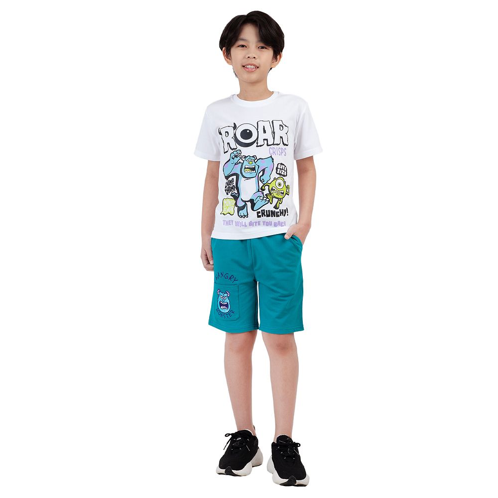 CHARACTER เสื้อแขนสั้น MONSTER สีขาว ไซส์ 7