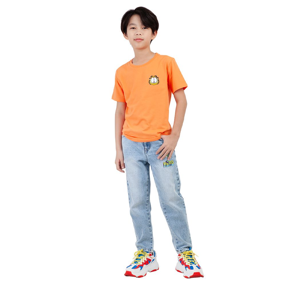 CHARACTER เสื้อแขนสั้น GARFIELD สีส้ม ไซส์ 5