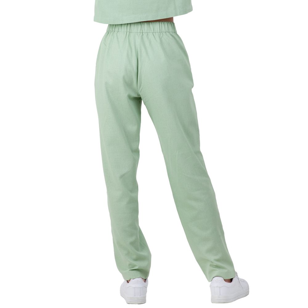 MESTYLE กางเกงขายาวแต่งดีเทล สีเขียว ไซซ์ XL