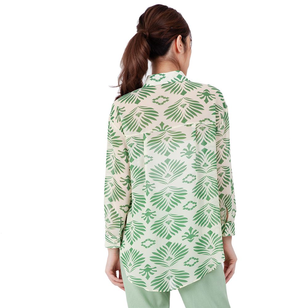 MESTYLE BLOUSE GREEN SIZE M