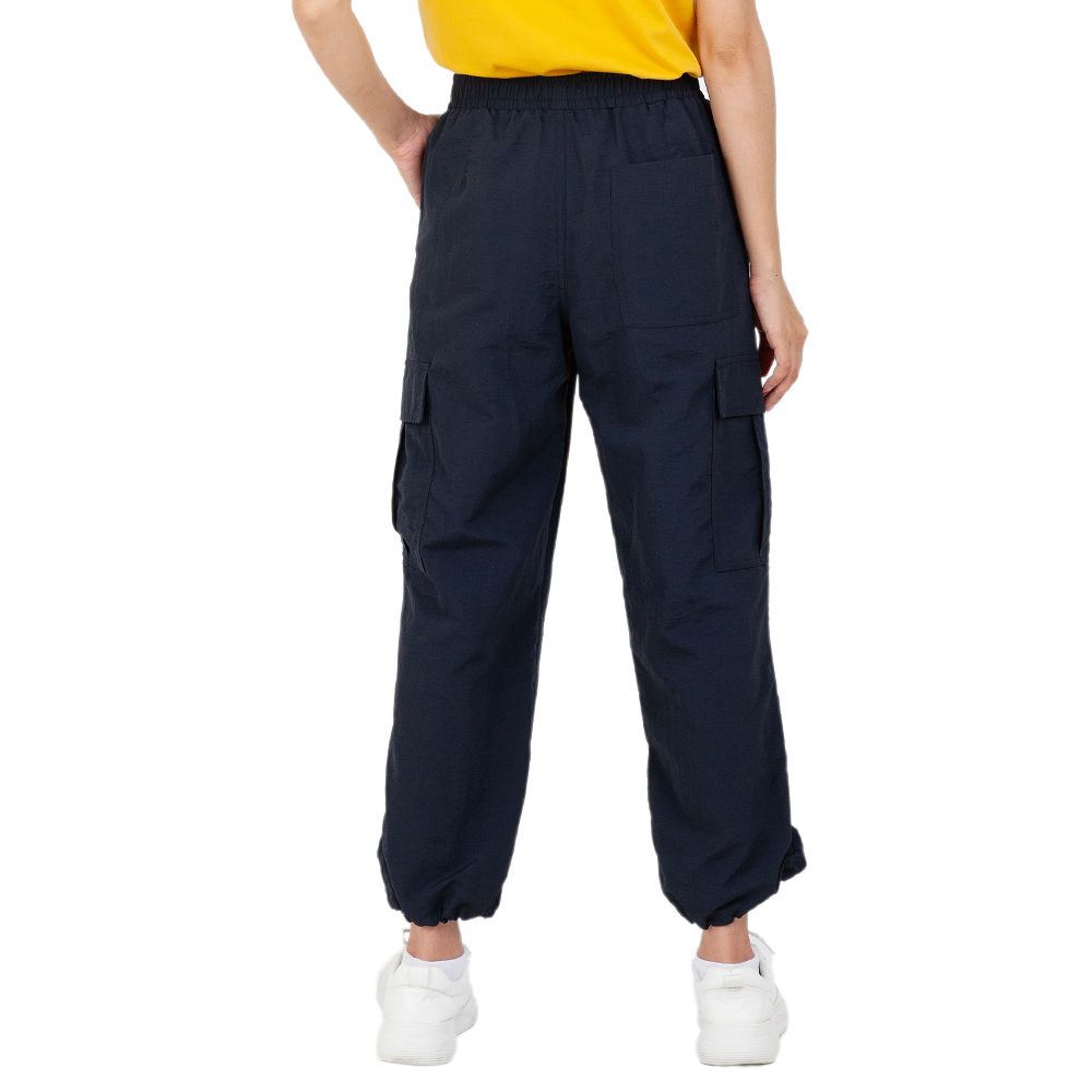 MESTYLE กางเกงขายาวคาร์โก้สีดำ ไซส์ M