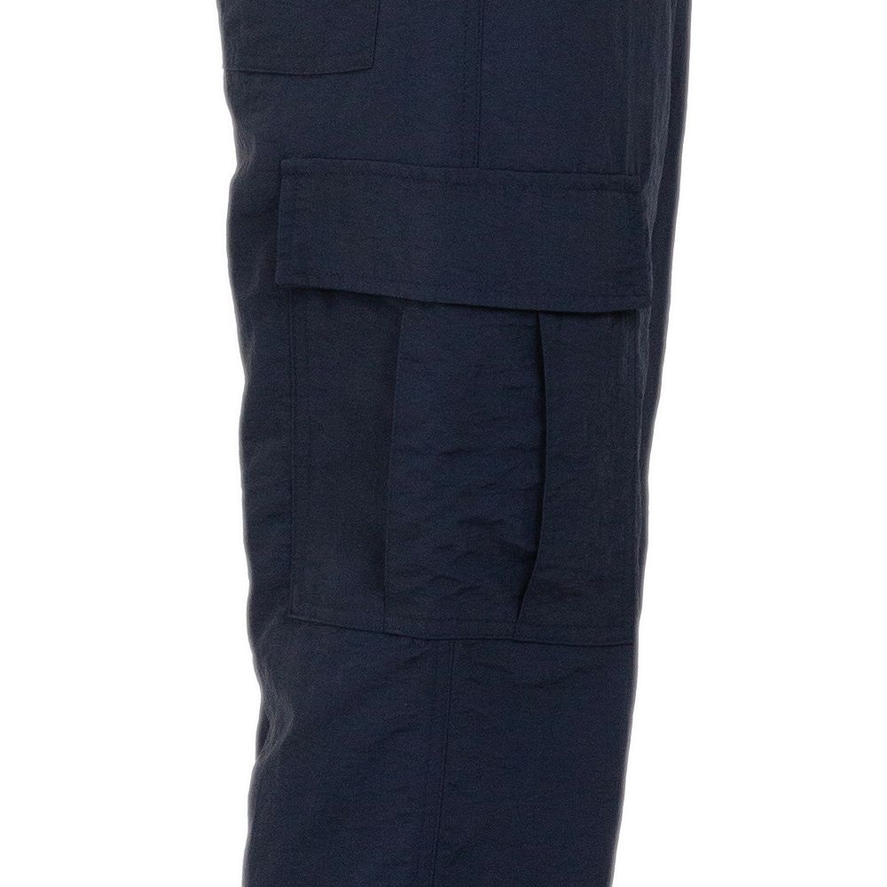 MESTYLE กางเกงขายาวคาร์โก้สีดำ ไซส์ M