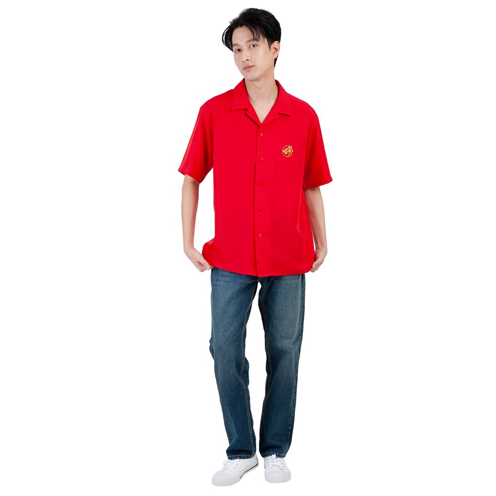 MESTYLE SHORTS SLEEVES CNY SHIRT RED SIZE M