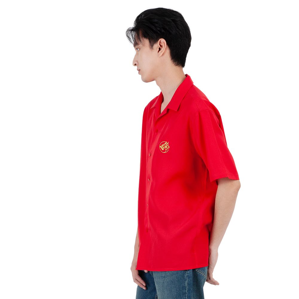 MESTYLE SHORTS SLEEVES CNY SHIRT RED SIZE M
