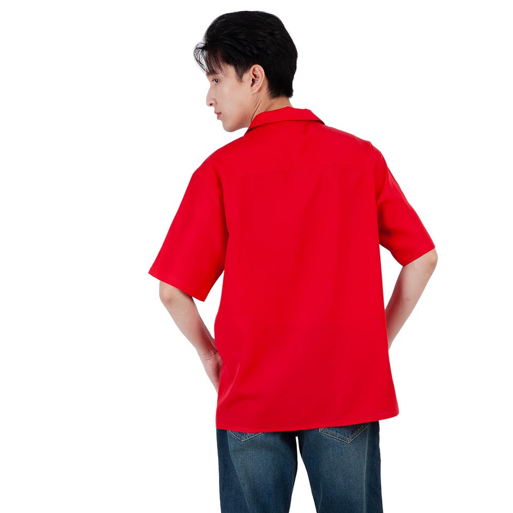 MESTYLE SHORTS SLEEVES CNY SHIRT RED SIZE M