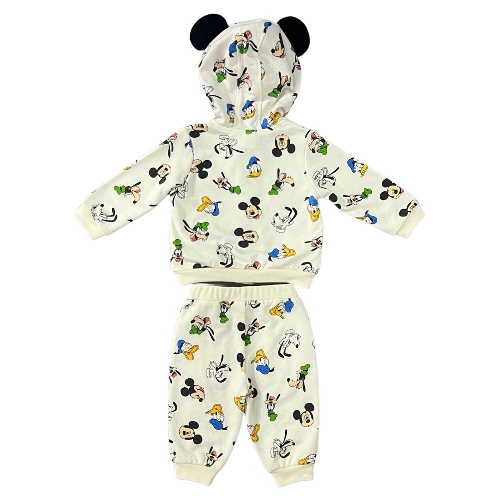 MESTYLE DISNEY ชุดเซ็ทแจ็กเก็ตมิกกี้ สีครีม ไซส์ 6-9