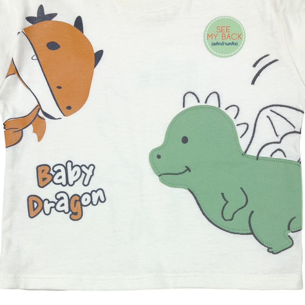 MESTYLE เสื้อแขนยาว MINI CAMPER สีครีม ไซส์12-18