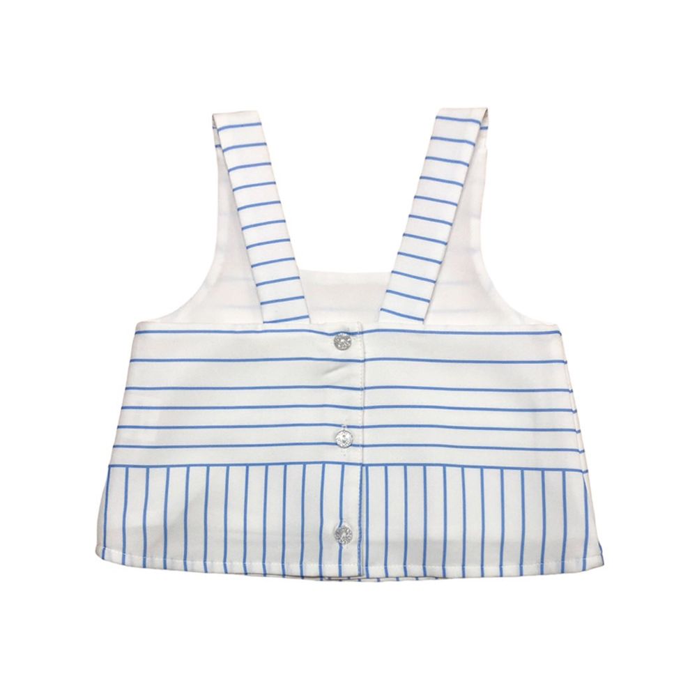 MESTYLE เสื้อเชิ๊ตแขนกุดPETIT PUFFY สีขาว ไซส์ 6-9