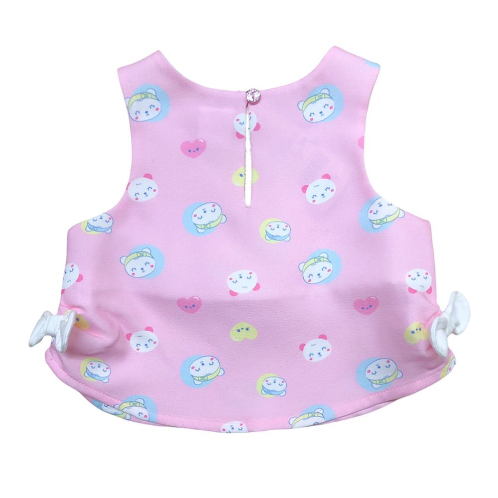MESTYLE WOVEN TANK TOP PETIT PUFFY PINK SIZE 3-6