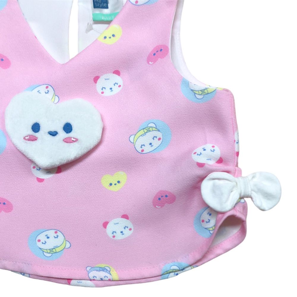 MESTYLE WOVEN TANK TOP PETIT PUFFY PINK SIZE 3-6