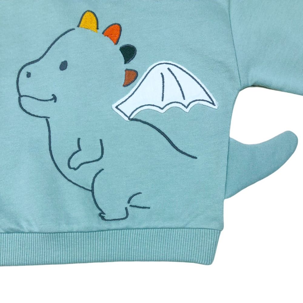 MESTYLE LONG SLEEVE T-SHIRT MINI CAMPER GREEN SIZE 3-6