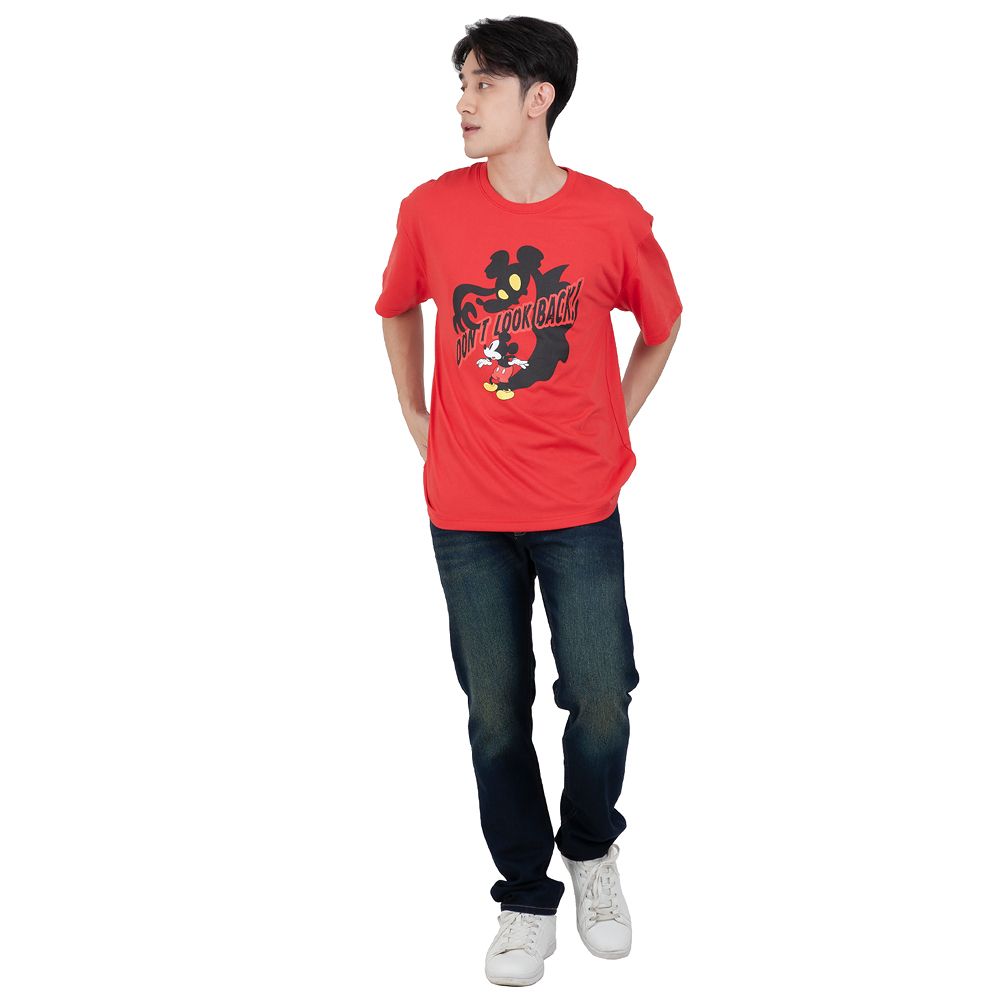 MESTYLE เสื้อมิกกี้ฮาโลวีนสีแดง ไซส์ L