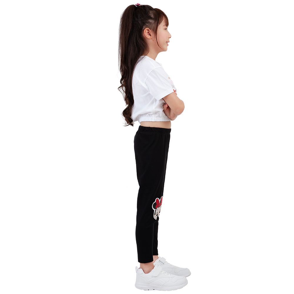 DISNEY KNIT PANTS WITH PRINT MINNIE BLACK SIZE 5