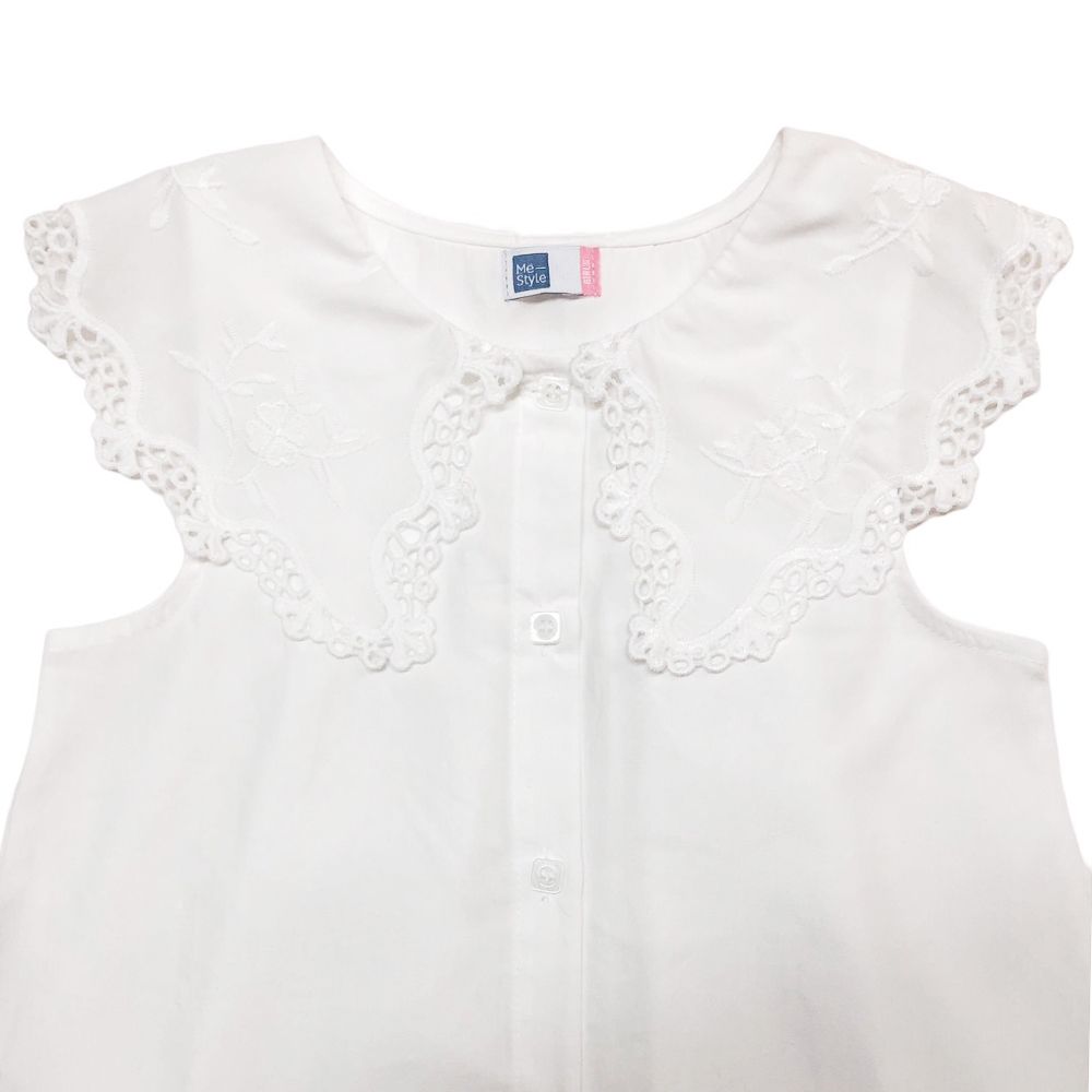 MESTYLE WOVEN TOP THE SEA WHITE SIZE 2