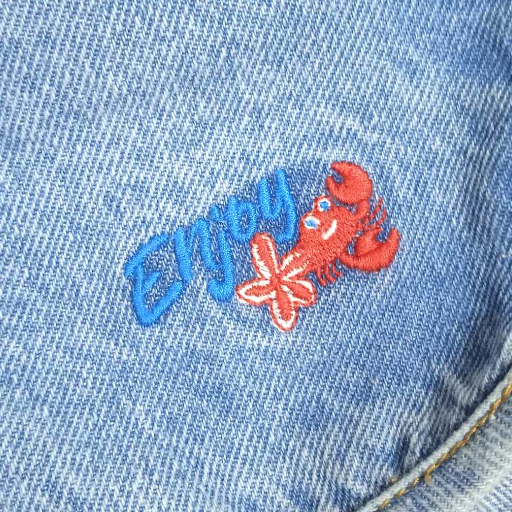 MESTYLE ยีนส์ขาสั้น THE SEA สียีนส์กลาง ไซส์ 2