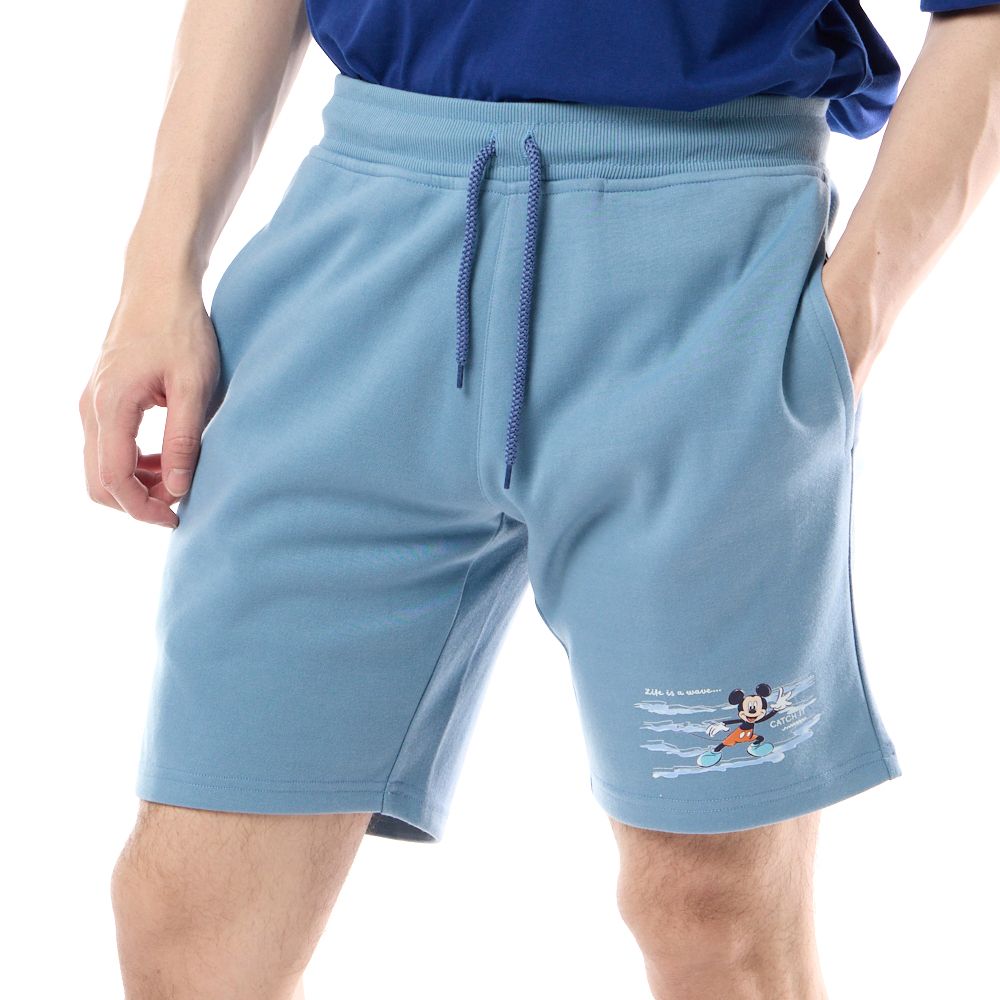 MESTYLE กางเกงขาสั้นมิคกี้ สีฟ้า ไซซ์ 30
