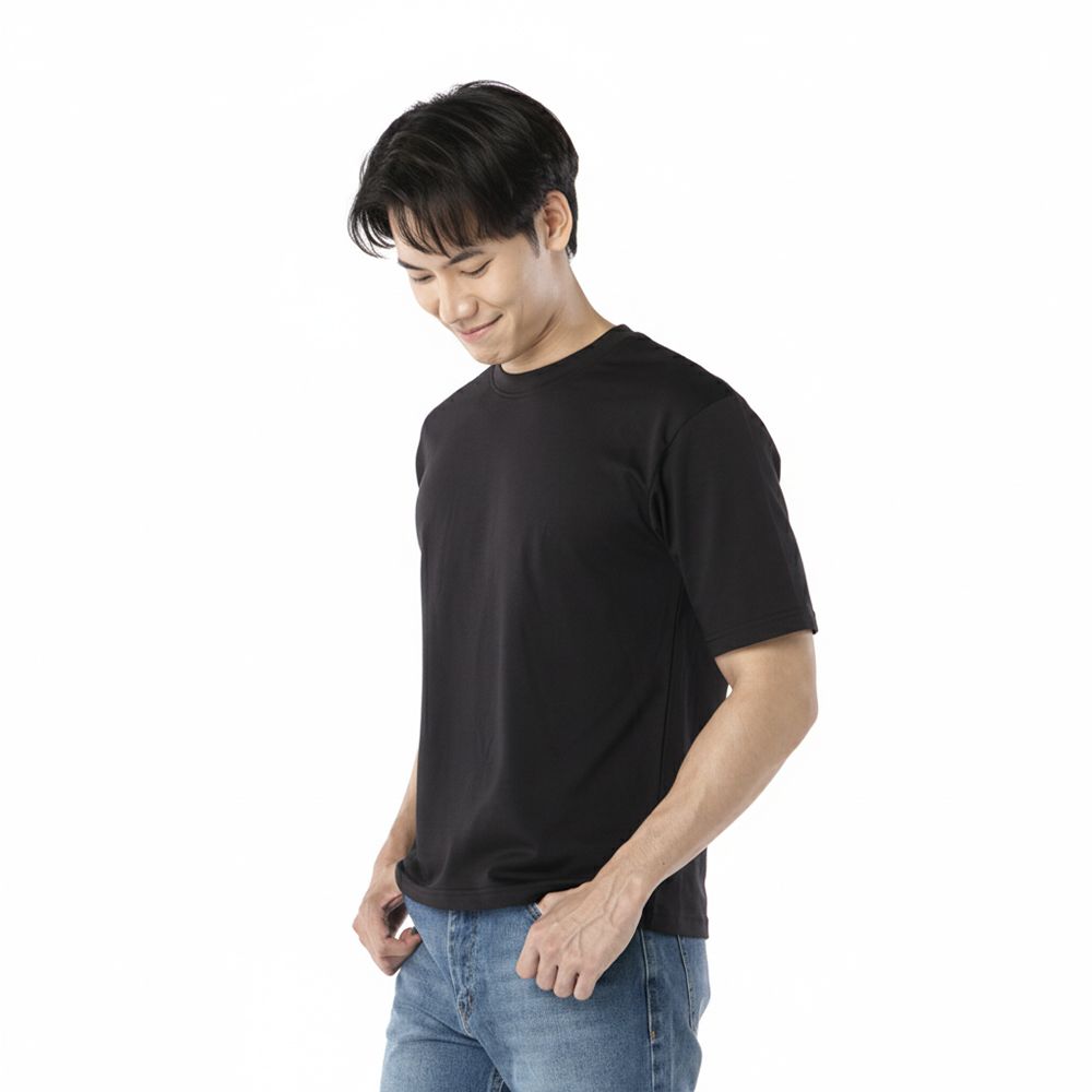 MESTYLE เสื้อยืดคริปคูลสีดำ ไซซ์ L