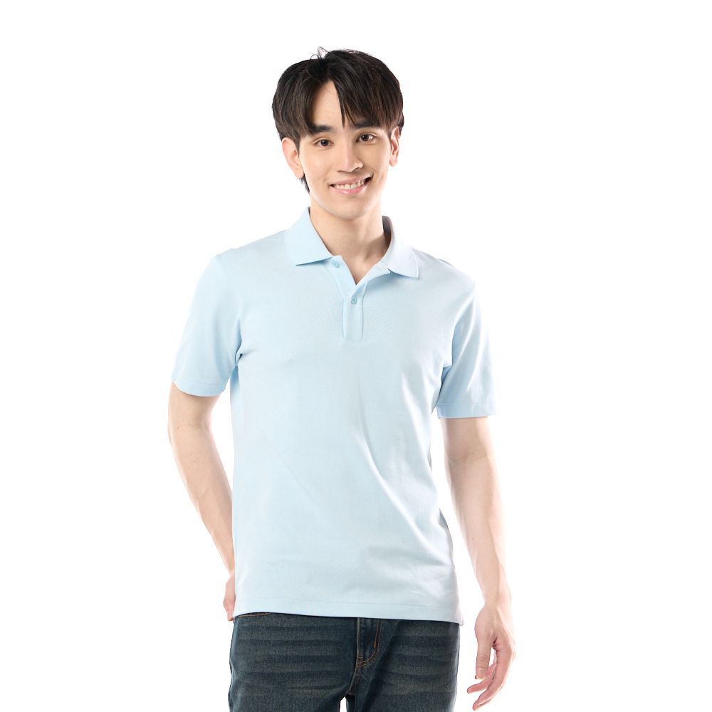 MESTYLE โปโลคริปคูล สีฟ้า ไซซ์ XL