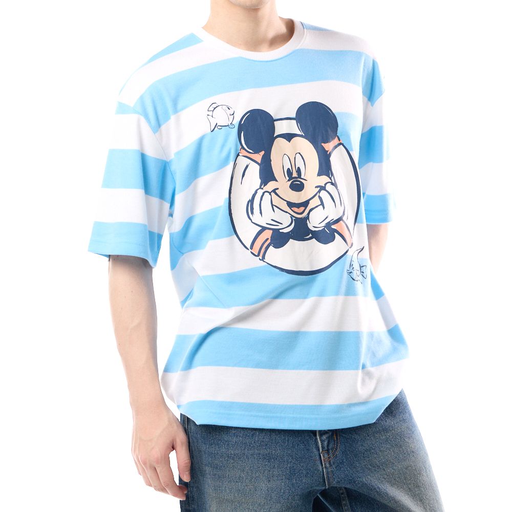 MESTYLE เสื้อมิกกี้ สีฟ้า ไซซ์ XL