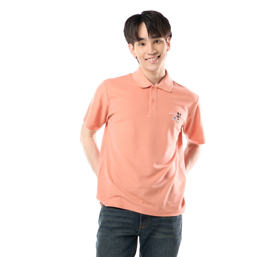 MESTYLE เสื้อโปโลมิกกี้ สีส้ม ไซซ์ XL