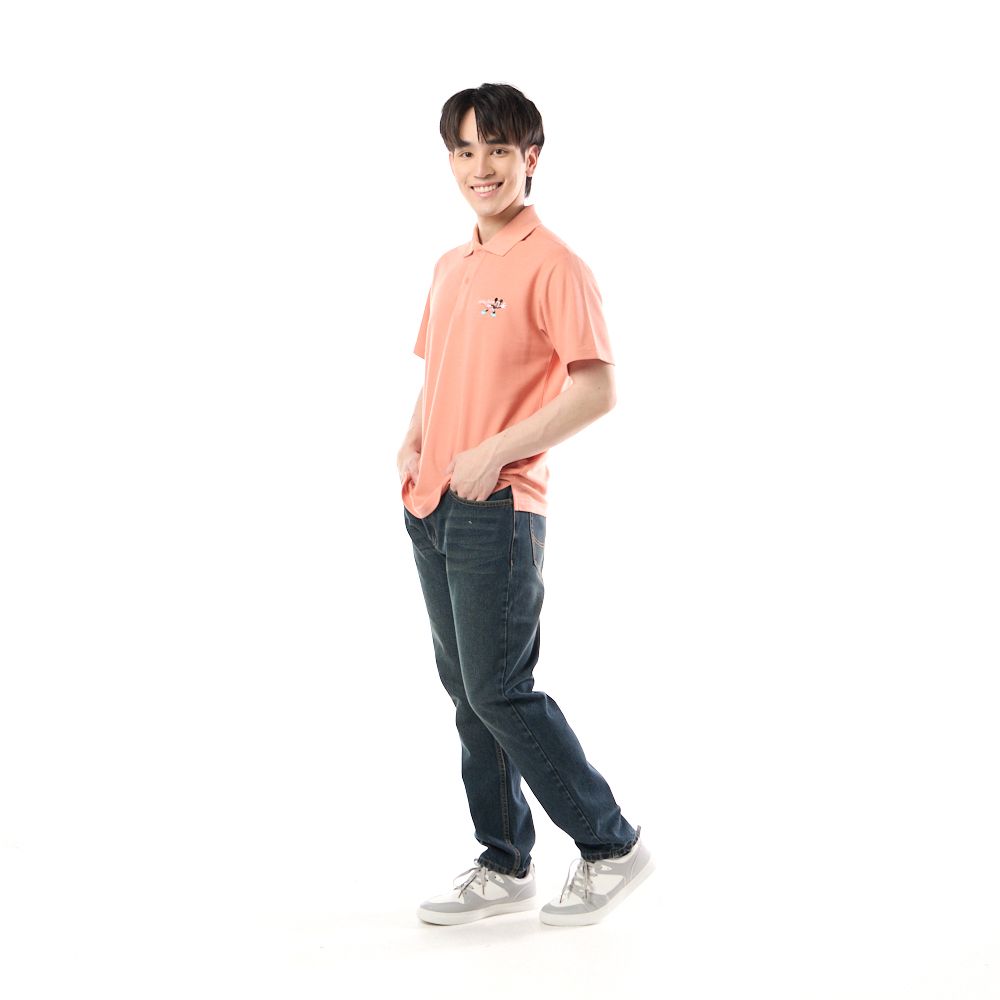 MESTYLE เสื้อโปโลมิกกี้ สีส้ม ไซซ์ XL
