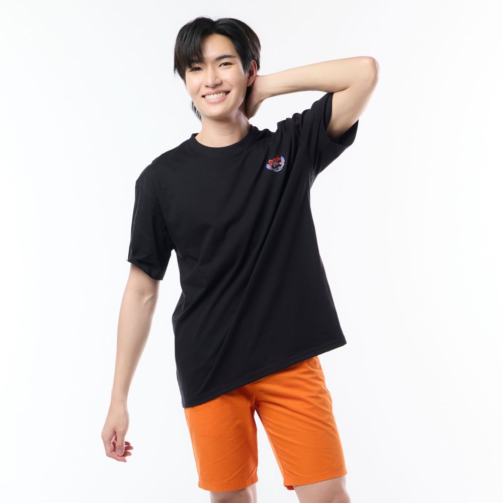 MESTYLE DISNEY เสื้อยืดสติทซ์ สีดำ ไซซ์ XL