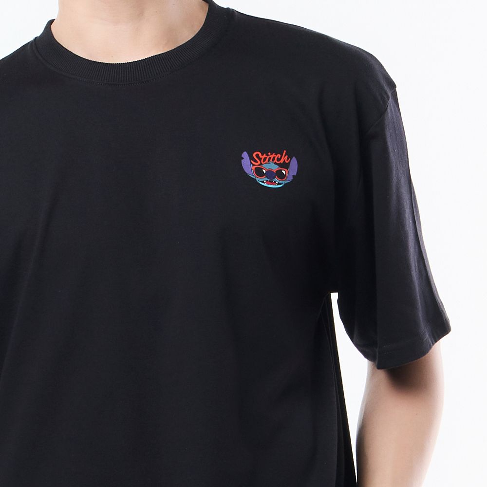 MESTYLE DISNEY เสื้อยืดสติทซ์ สีดำ ไซซ์ XL