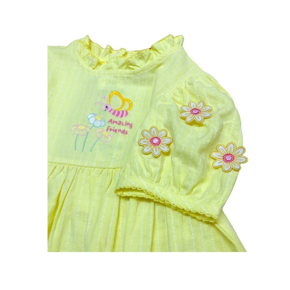 MESTYLE WOVEN DRESS SUNSHINE YELLOW SIZE 3